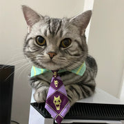 Kira Yoshikage Katzenkrawatte – JoJo Haustier-Cosplay-Accessoire