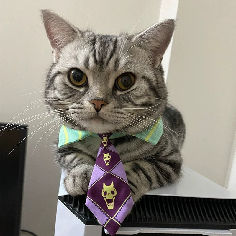 Kira Yoshikage Katzenkrawatte – JoJo Haustier-Cosplay-Accessoire
