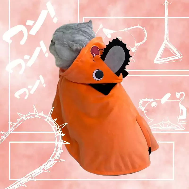 Costume de chat Pochita – Cape cosplay animal de Chainsaw Man