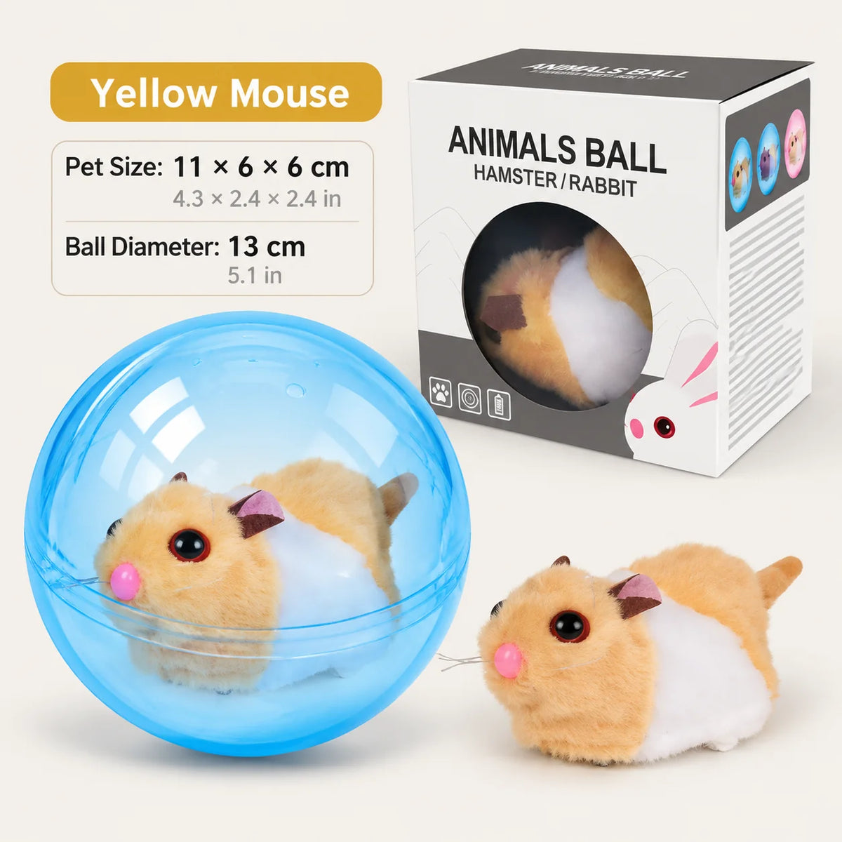 Interactive Rat Cat Toy – Automatic Moving Mouse Cat Chaser Toy for Indoor Cats