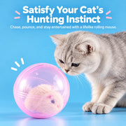Interactive Rat Cat Toy – Automatic Moving Mouse Cat Chaser Toy for Indoor Cats