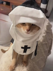 Nun-style cat transformation costume