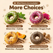Silvervine Donut Cat Toy – Natural Chew Toy for Cats & Kittens