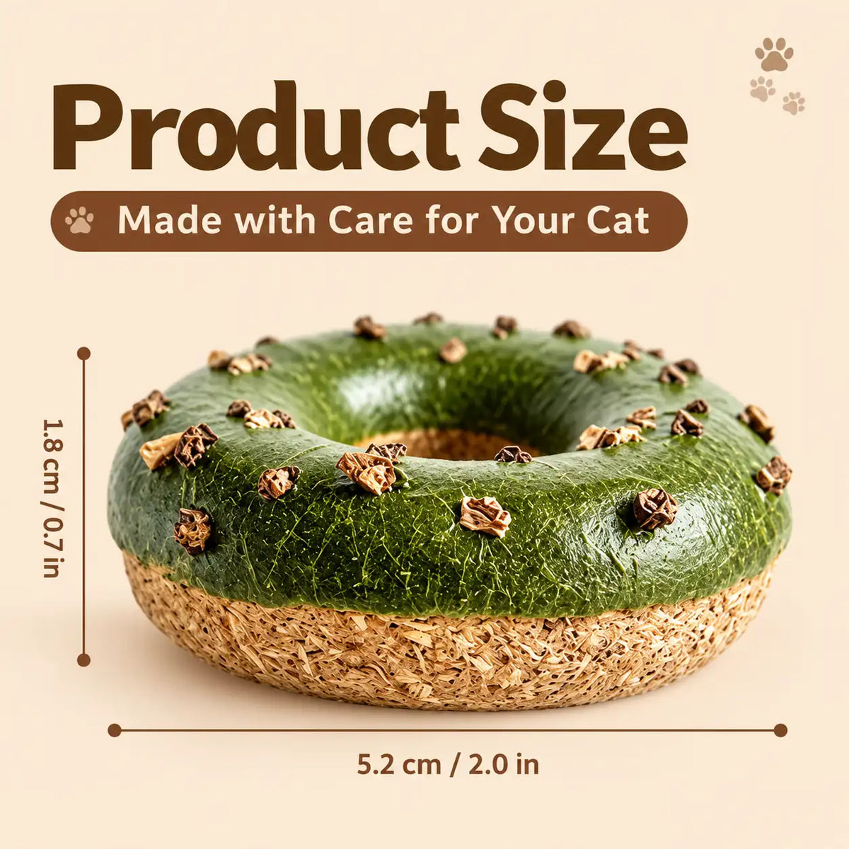 Silvervine Donut Cat Toy – Natural Chew Toy for Cats & Kittens