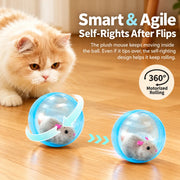Interactive Rat Cat Toy – Automatic Moving Mouse Cat Chaser Toy for Indoor Cats