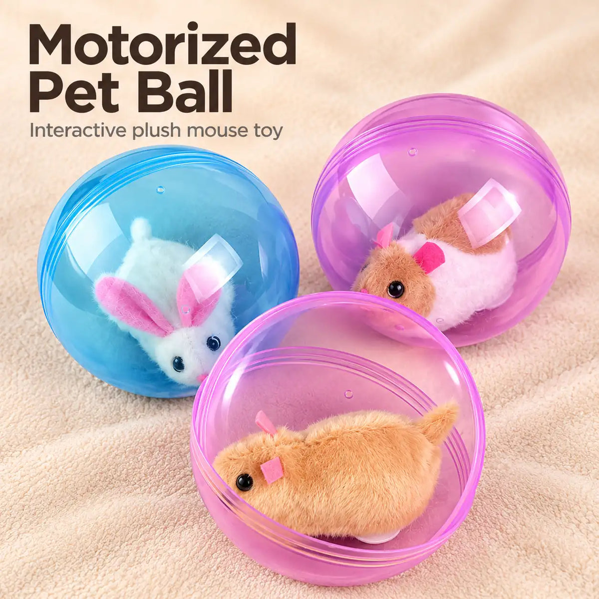 Interactive Rat Cat Toy – Automatic Moving Mouse Cat Chaser Toy for Indoor Cats